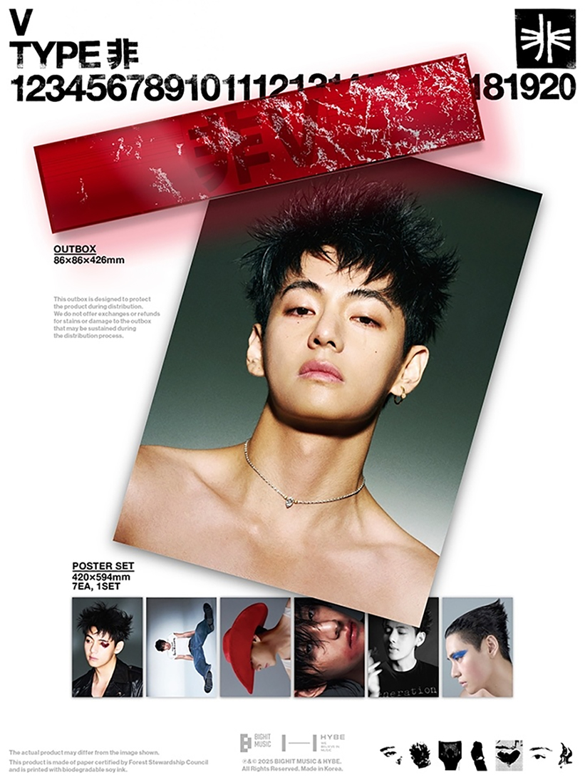 BTS V Photobook — Poster Version