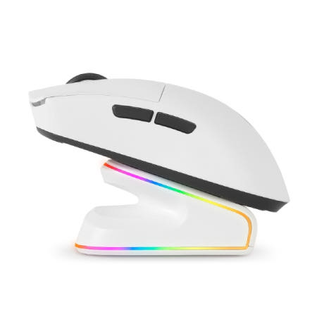 지클릭커 슈퍼히어로 OP99 MASTER 르캄프 유무선 (화이트)