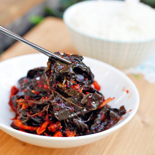 고추잎 장아찌 순창 이기남 500g 맛있는 국산 - 상품 이미지