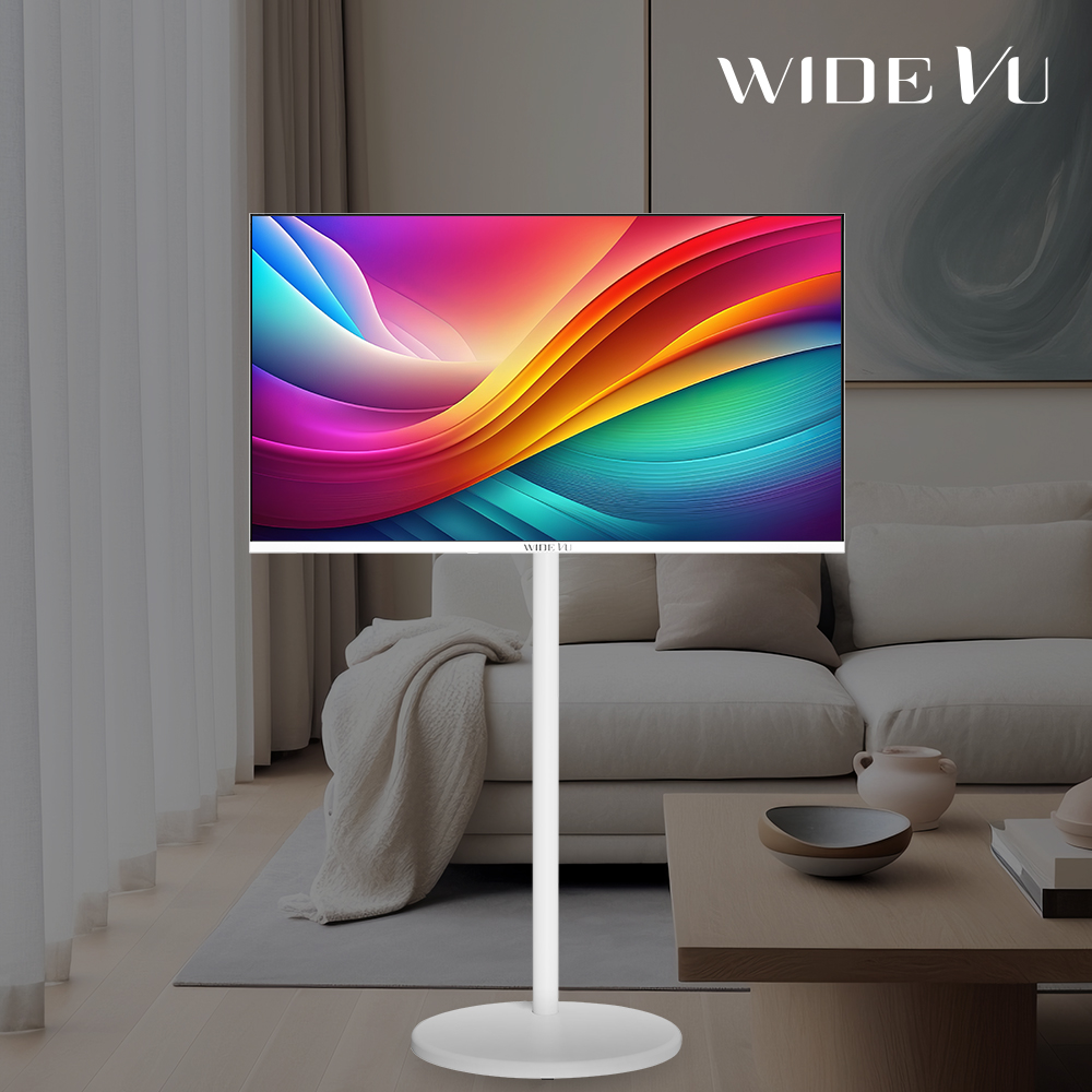 와이드무빙뷰 화이트에디션 삼탠바이미 셋트 109cm(43인치) FHD 스마트 이동식 TV 중소바이미 V1 셀프설치가능 - 상품 이미지