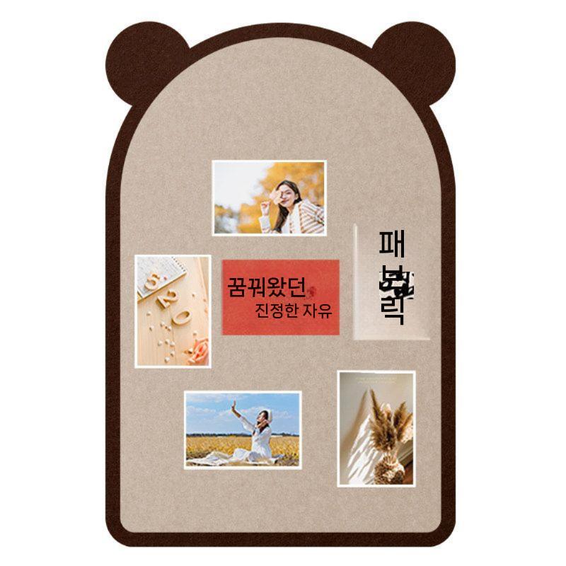 아치형 펠트 보드 메모 포토월 사진걸이 인테리어소품 게시판 - 상세 이미지 5