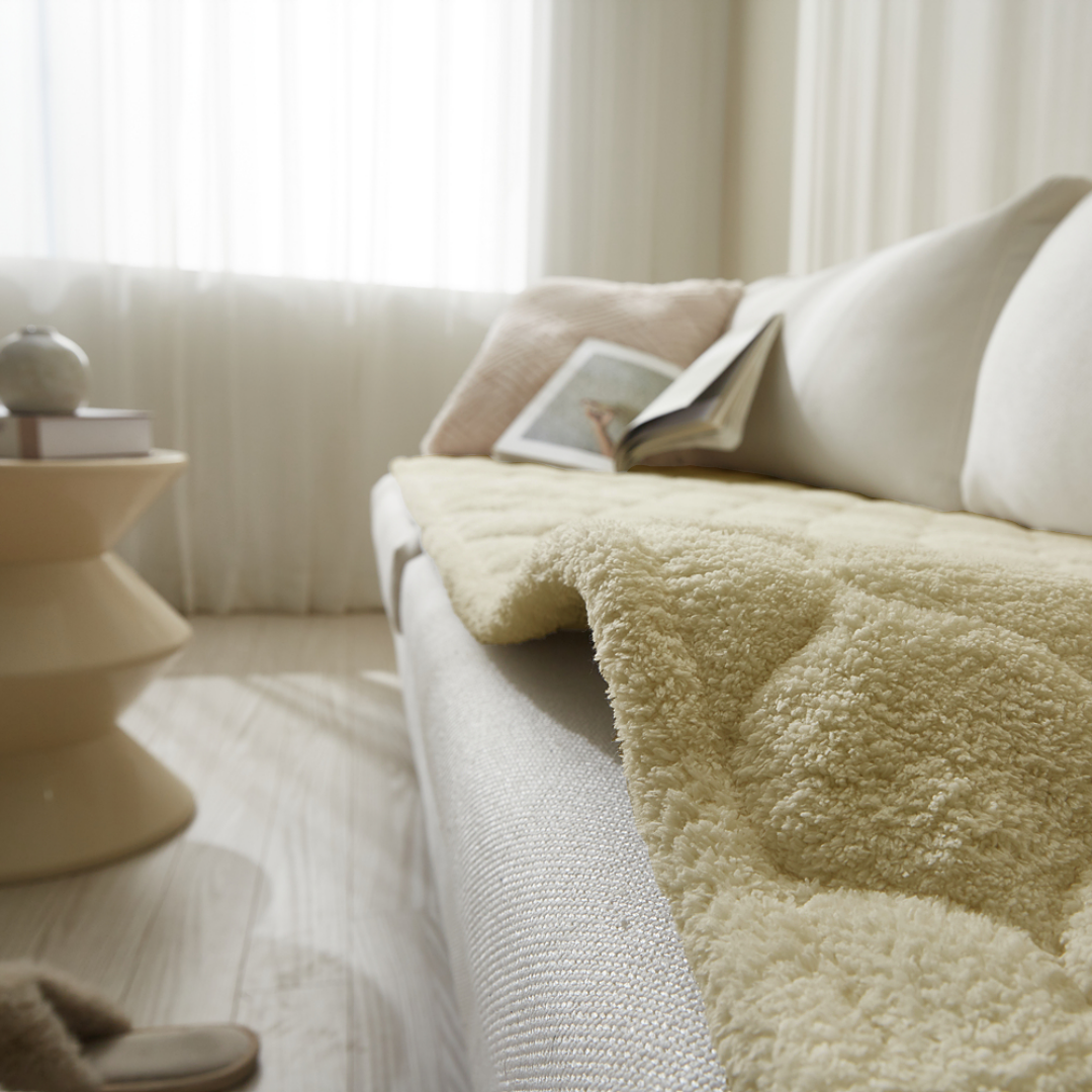 호이데코 라쎄 토퍼 쇼파패드 오트밀 베이지, 60x180(3인용)