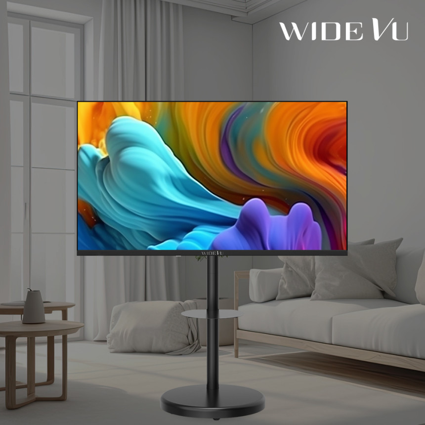와이드무빙뷰 삼탠바이미 셋트 139cm(55인치) UHD 4K 스마트 이동식 TV 중소바이미 셀프설치가능