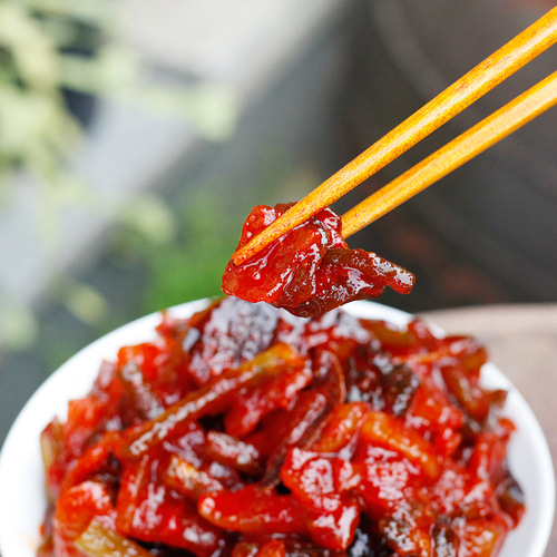 혼합장아찌 모듬 국산재료 6종류 500g 순창 명성 - 상품 이미지