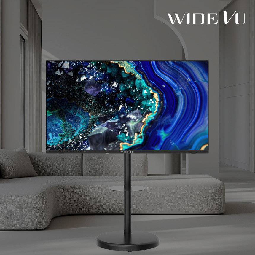 와이드무빙뷰 삼탠바이미 셋트 QLED 139cm(55인치) UHD 4K 스마트 이동식 TV 중소바이미 셀프설치가능