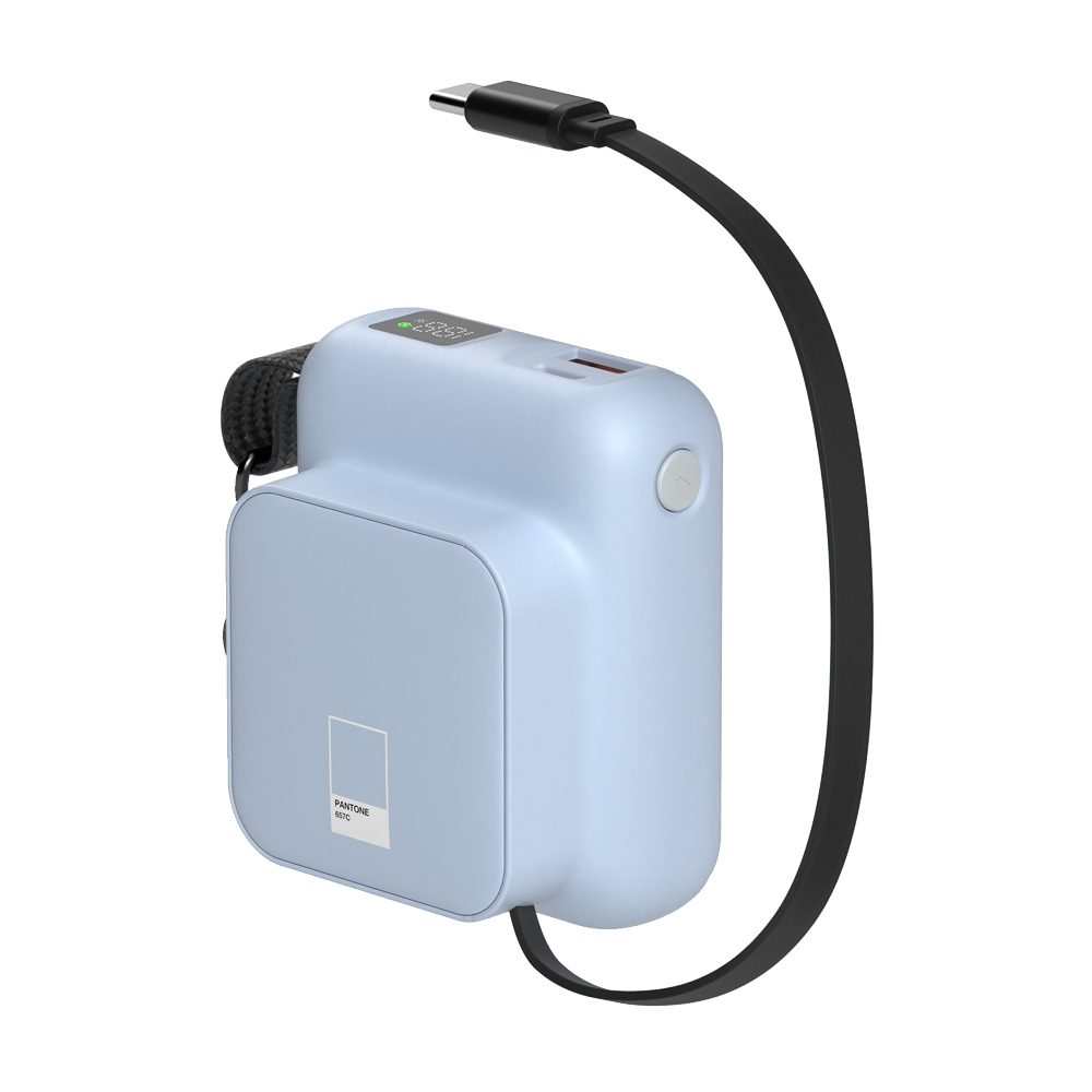 이어맥 고속 충전 보조배터리 10000mAh 22.5W 릴 케이블 일체형 - 상세 이미지 4