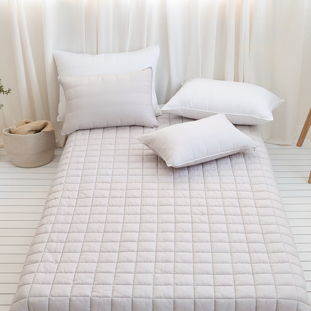 모제무드 텐셀모달100 목화솜 누빔 매트리스패드 모달 침대패드 고정밴드 없음 SS