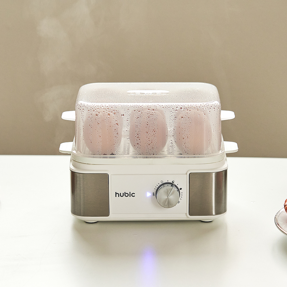 [NEW 26년형]휴빅 계란찜기 계란 삶는 찌는 기계 달걀 반숙기 타이머 에그쿠커