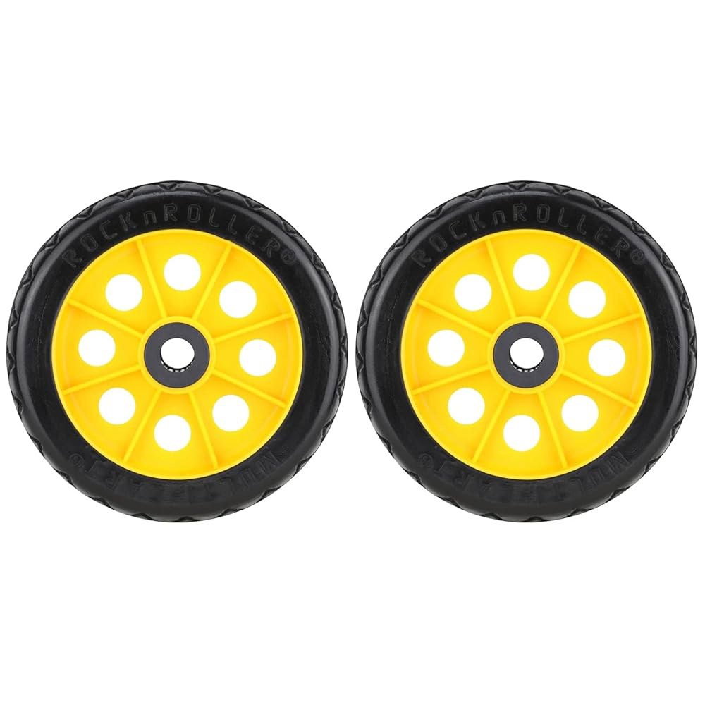 Rock-N-Roller R-Trac 리어 2팩, 20.3 플랫 휠 (RWHLO8X2) 및 2인치) 한 R8 카트, 5.1 cm(8 쌍, 멀티 R6 허브 오프셋 - 상세 이미지 2