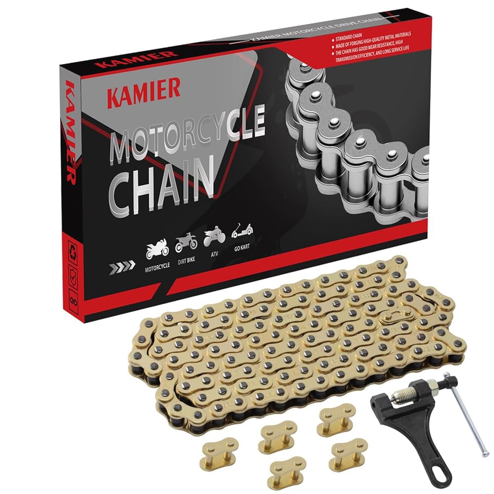 KAMIER 428 드라이브 체인 116, 110cc 125cc TTR125 YZ85 CB125 아폴로 RFZ DB-X18 X19 스즈키 JR80 타오타오 중국 피트 더트 바이크 - 상품 이미지