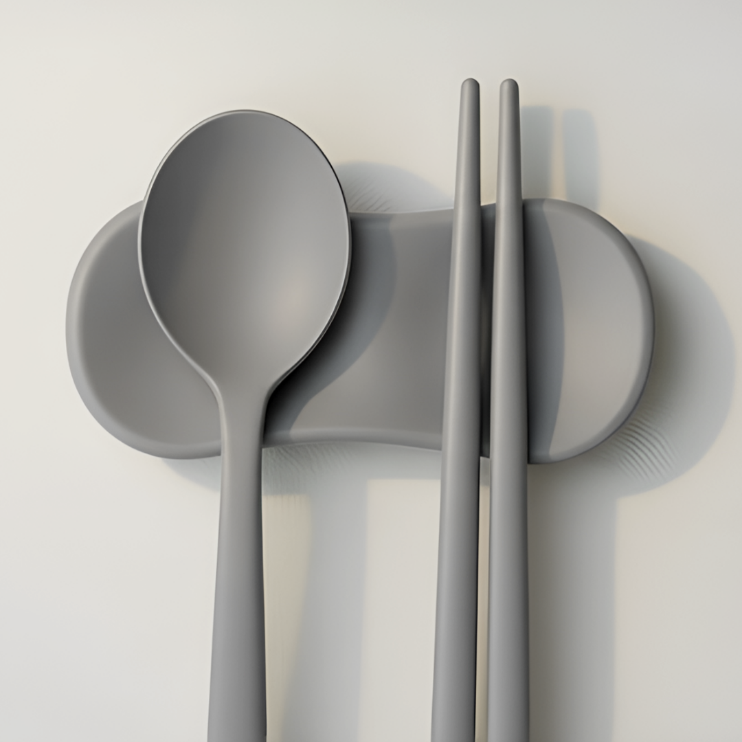 디아르 국내산 플래티넘 실리콘 수저 받침 숟가락 젓가락 받침대 상세 이미지 8