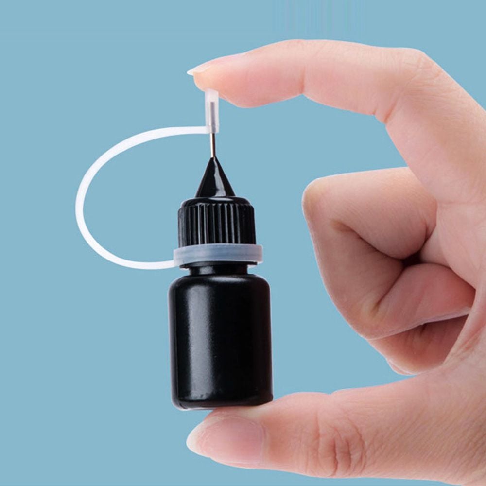 택배 보안 5ml 스템프잉크 지우개 송장 잉크리필 검정 - 상품 이미지
