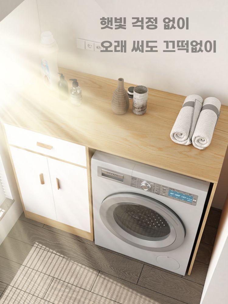 세탁기장 다용도 선반 거치대 다용도실 랙 수납 캐비닛 - 상세 이미지 3