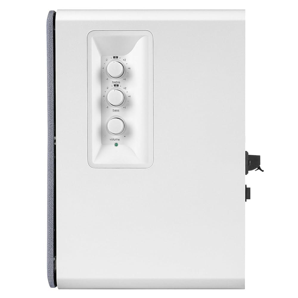 Edifier R1280T 전원 책장 스피커 - 2.0 활성 근거리 스튜디오 모니터 흰색 인클로저 42와트 RMS Black - 상세 이미지 2