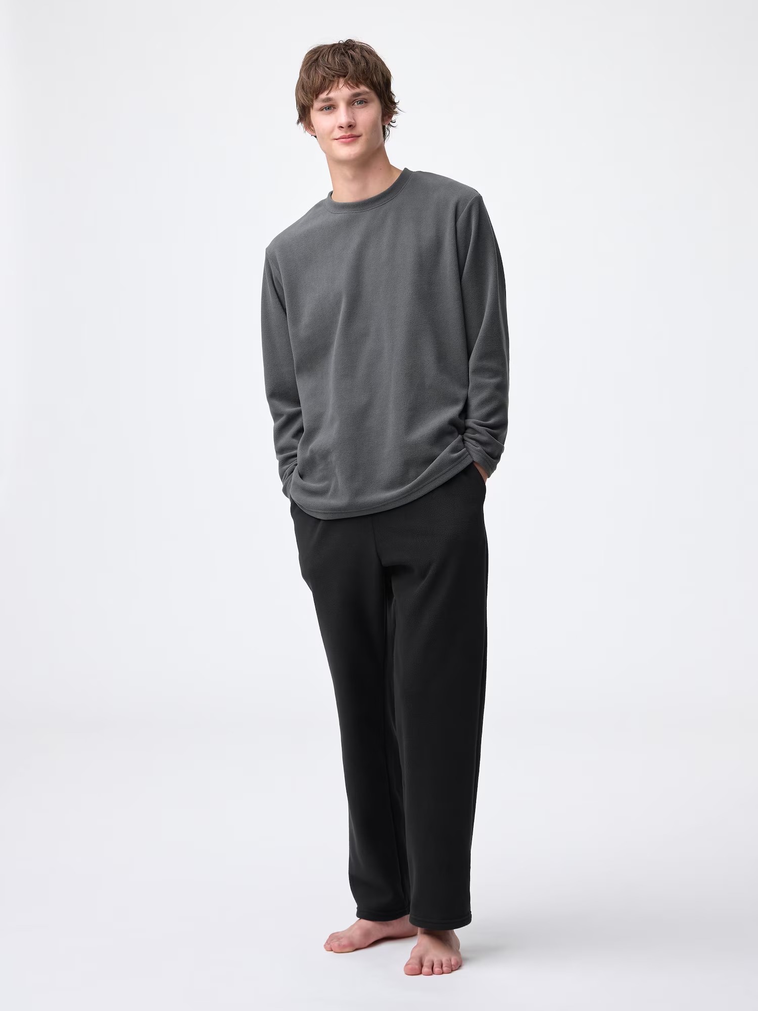 GU 라운지 홈웨어 세트 25FW 상하의 잠옷 남성 여성 세트 이미지 6
