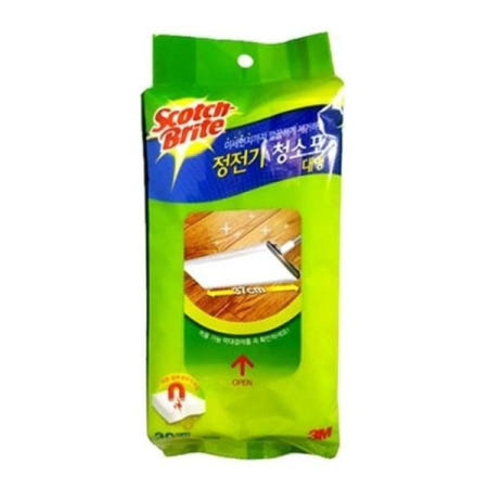 물걸레밀대 올터치 막대걸레 정전기 청소포 대형30매입 3M