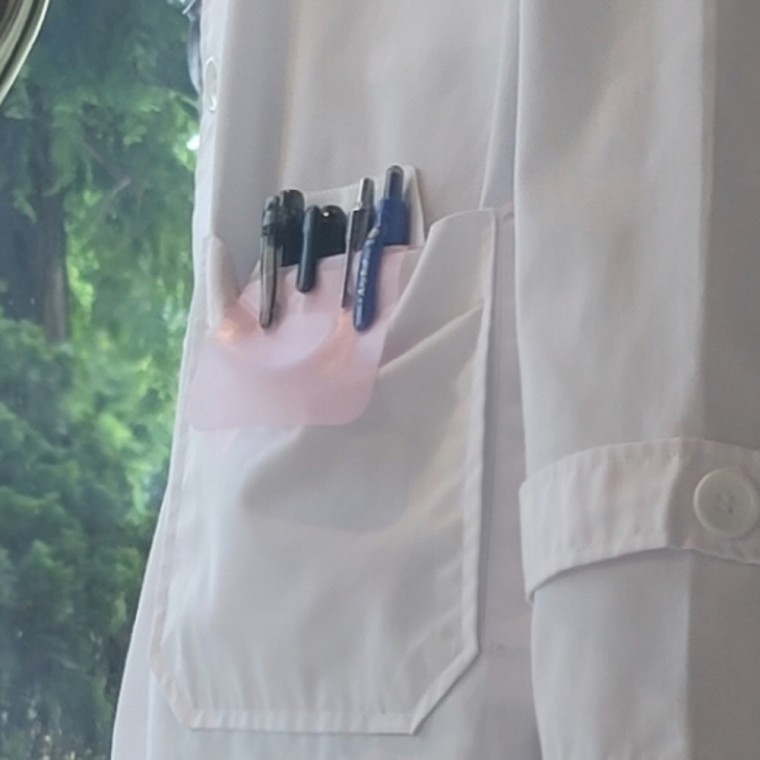 핑크 볼펜 널스포켓 간호사필수템 주머니 필통 - 상품 이미지