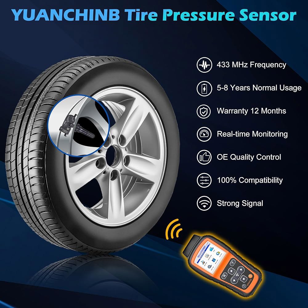 68313387AB TPMS 센서 닷지, 타이어 그랜드 모니터 닷지 #683133387AB 체로키 68252493AB 컴퍼스 다트 500x 시스템 433Mhz 교체 크라이슬러 지프 - 상세 이미지 3