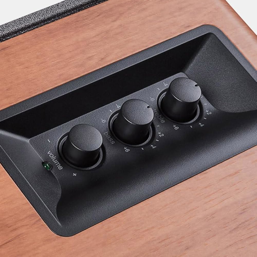 Edifier R1280T 전원 책장 스피커 - 2.0 액티브 근거리 스튜디오 모니터 나무 인클로저 42와트 RMS - 상세 이미지 3