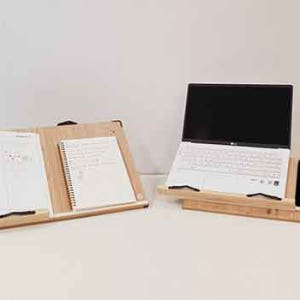 위즈 2단독서대 슬라이드 레일형 원목 책받침대 필기용 책거치대 북스탠드 ... 실사용 후기 | 효과 있을까? - 상품 이미지 2