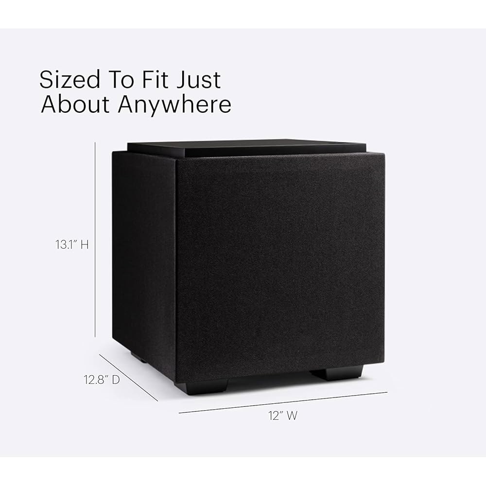 Definitive Technology DN8 8인치 서브우퍼 및 앰프 패키지, 홈 오디오, 디지털 음악에 최적화된 새로운 3XR 아키텍처, 500W 피크 클래스 D (2) 압력 - 상세 이미지 3