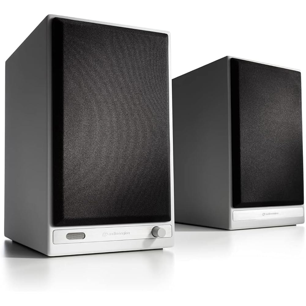 오디오 엔진 HD6 프리미엄 24비트 책장 스피커 - 무선 150W 블루투스 강력한 홈 음악 시스템 시어터 시스템, 스튜디오 모니터 Black - 상세 이미지 3