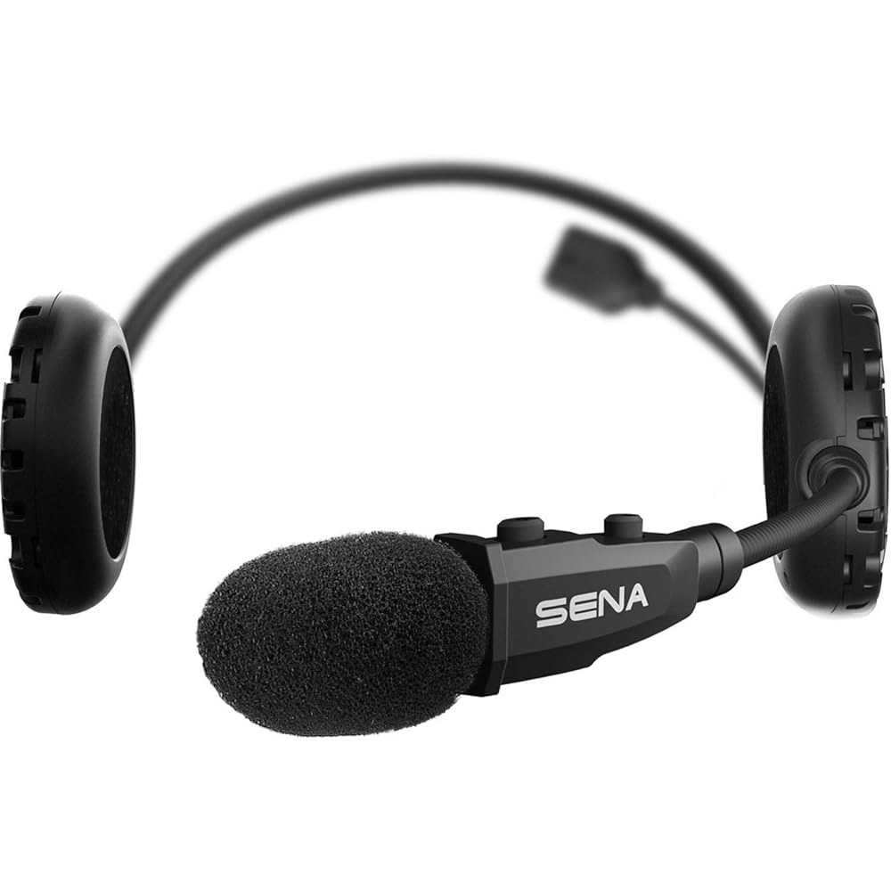 세나 3S 플러스 붐 모터사이클 블루투스 헤드셋, 블랙 Universal - 상품 이미지
