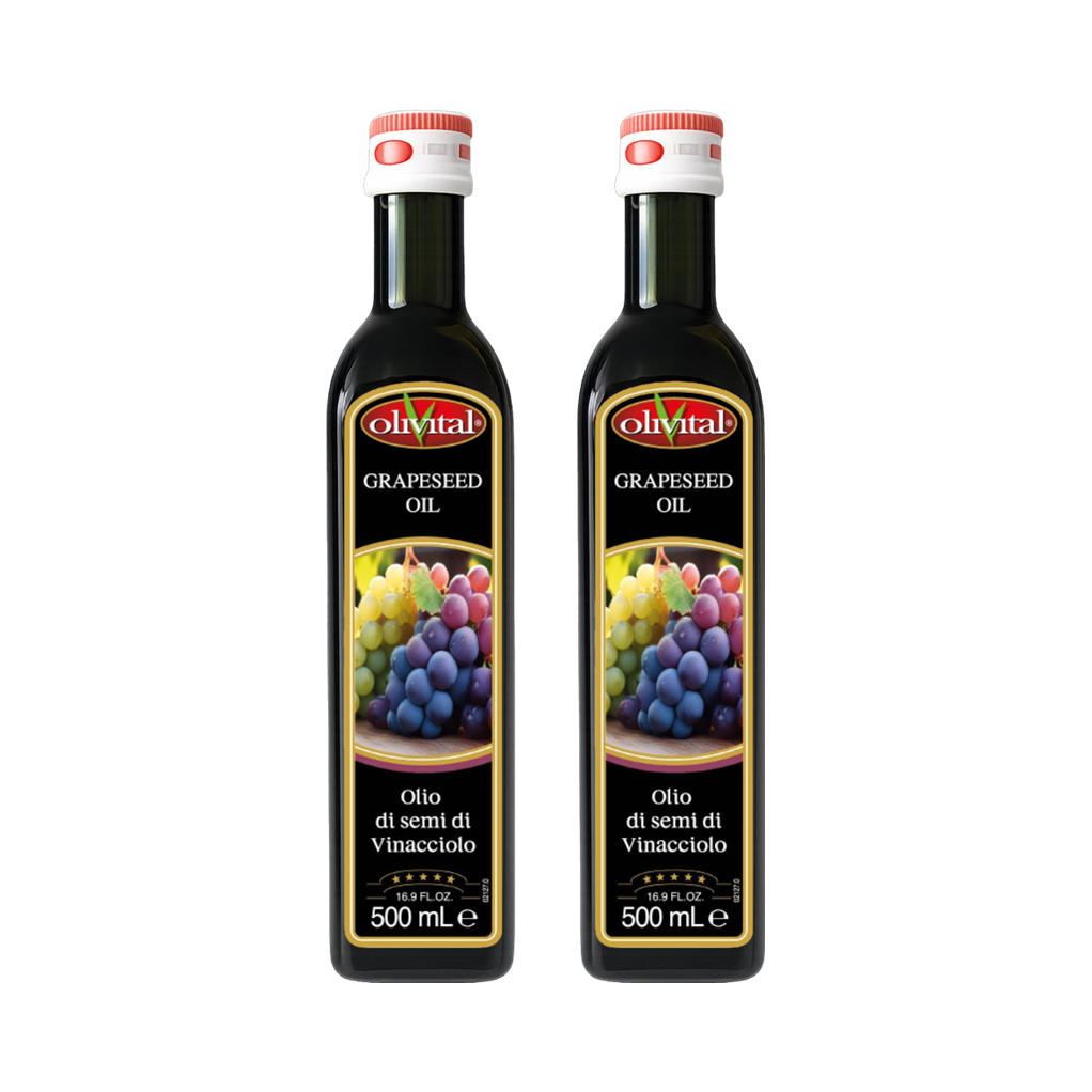 올리비탈 이탈리아 100% 압착 포도씨유 500ml, 2개 - 상품 이미지