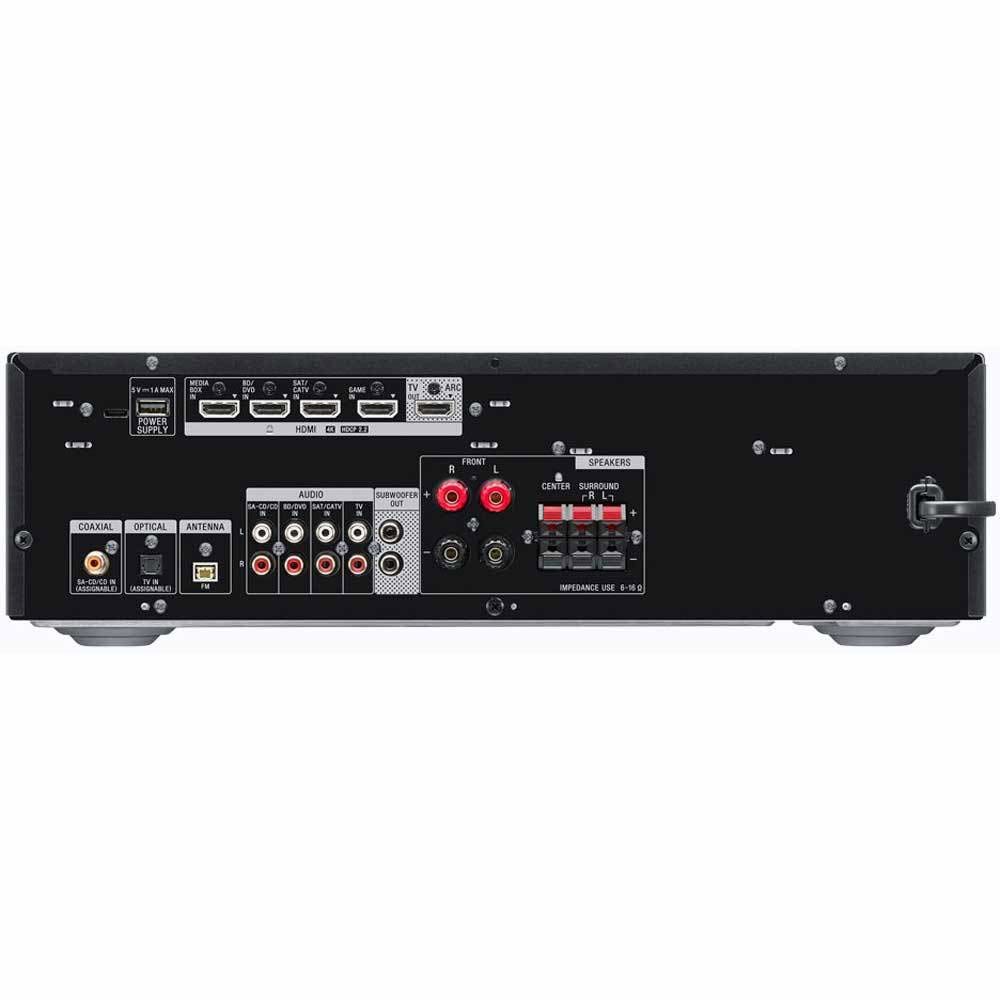소니 STRDH590 5.2 채널 서라운드 사운드 홈 시어터 리시버 블루투스가 탑재된 4K HDR AV 리시버, 블랙 - 상세 이미지 3