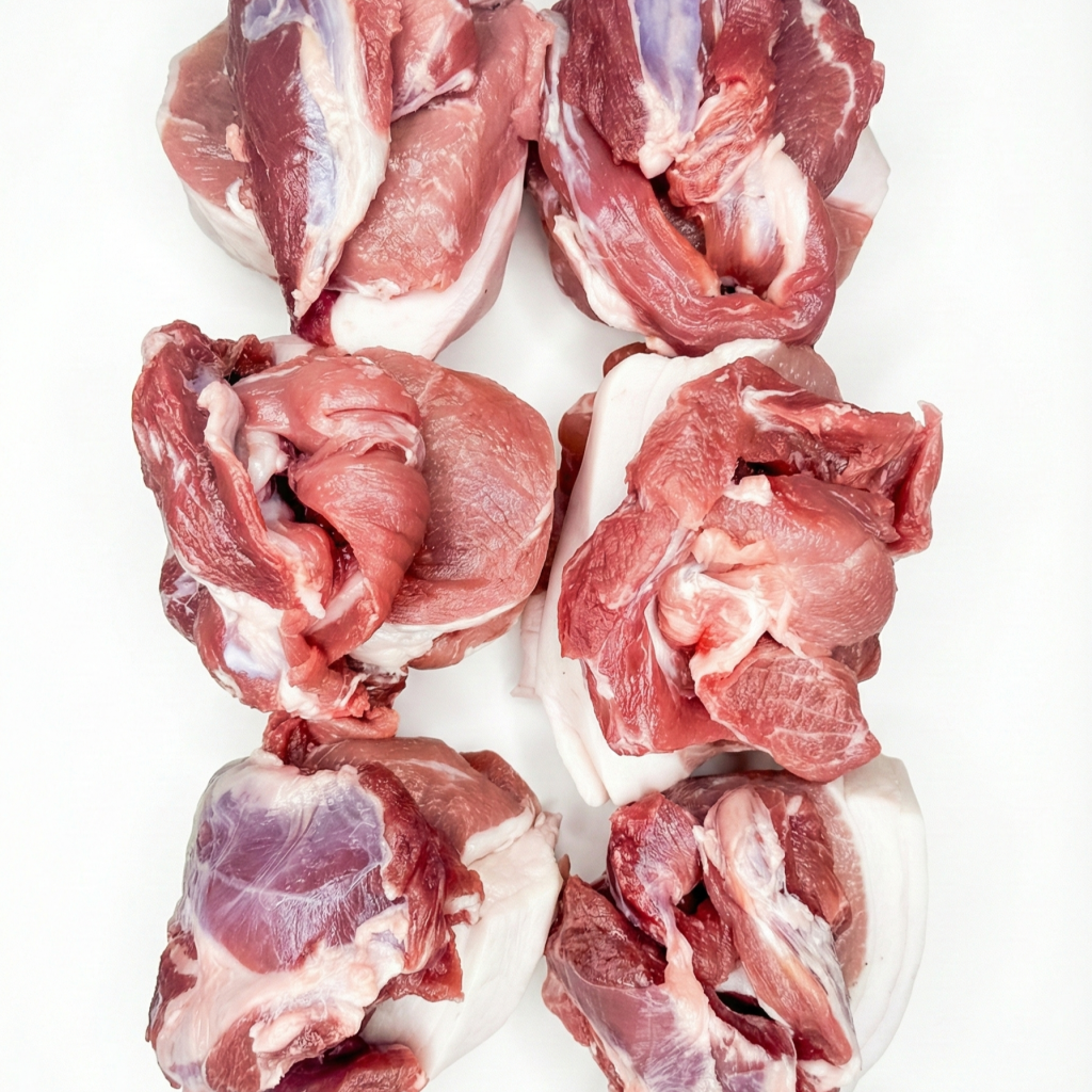 지리산 흑돼지 뒷고기 특수부위 모듬 1.8KG(300g 6개) 산청 버크셔 흙돼지 짜투리고기 자투리 흑돈 한돈 이미지 2