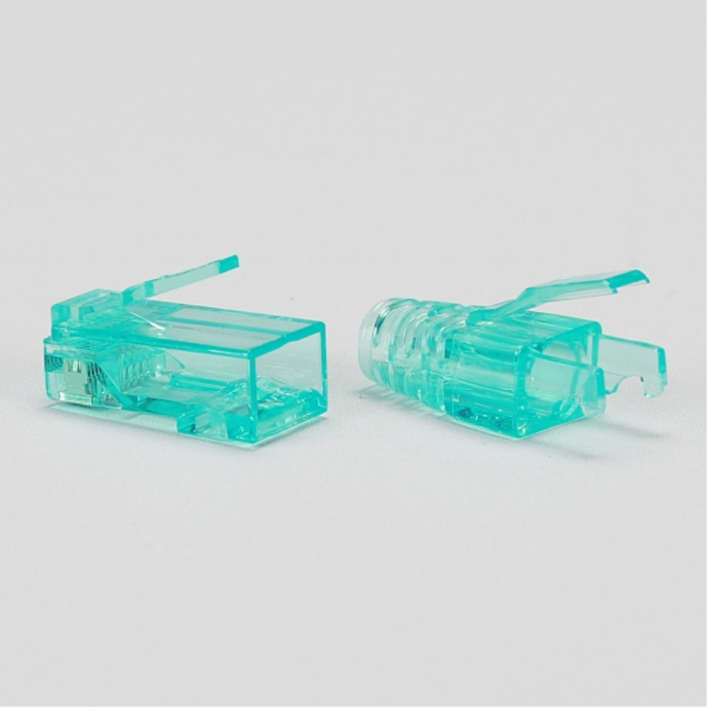 LS전선 UTP CAT.6 8핀 EZ 관통형 RJ45 랜선 모듈러잭 커넥터 100개 - 상세 이미지 2