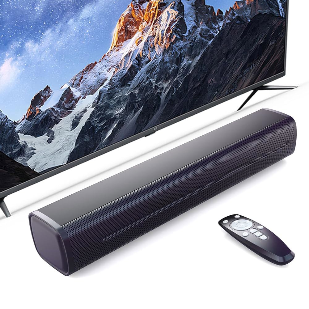 스마트 TV용 지에르벤 사운드 바, 블루투스 50W 서라운드 스피커, 광학 /AUX /USB, TV /PC /게이밍 /프로젝터용 시스템용 - 상품 이미지