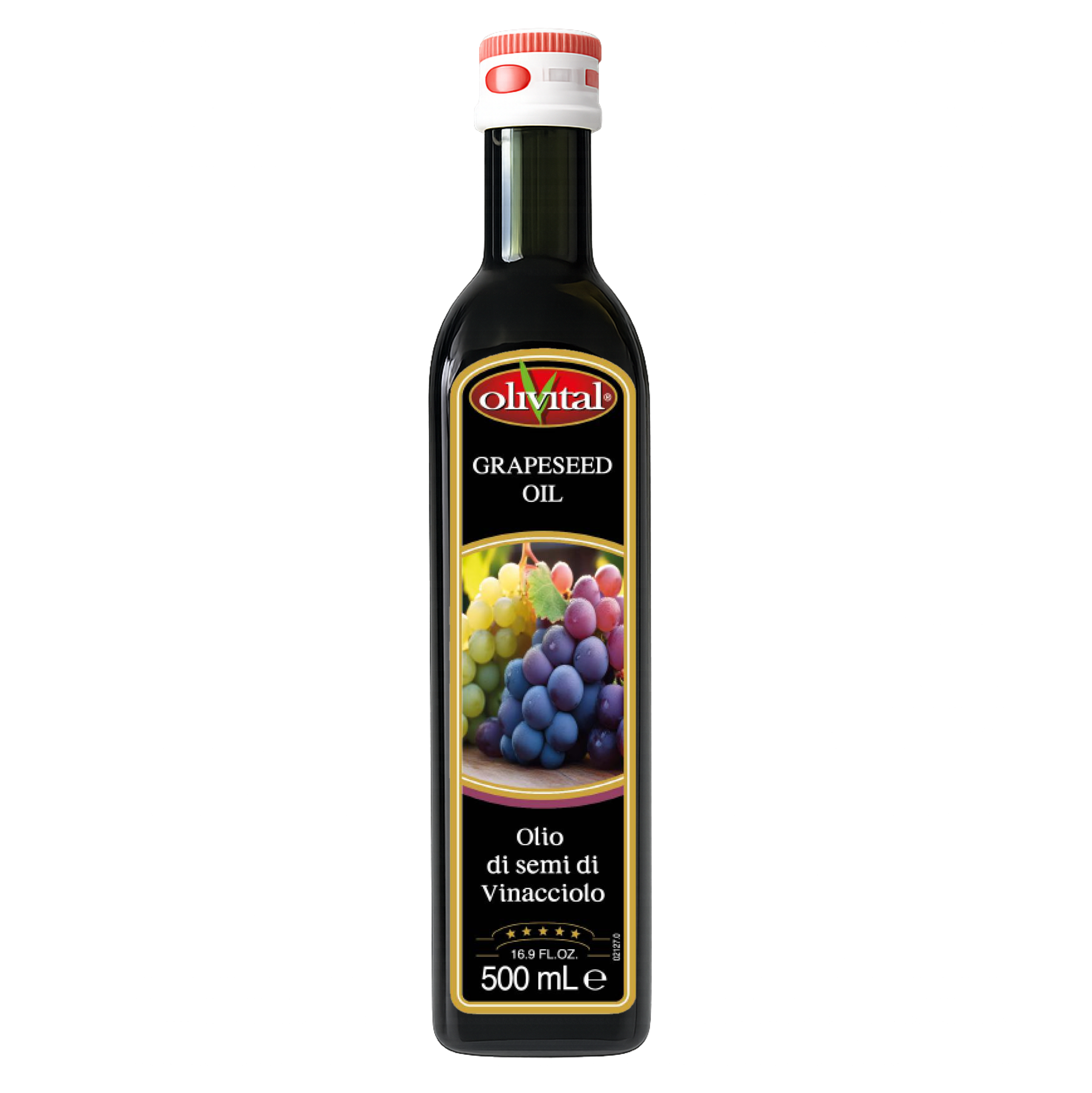올리비탈 이탈리아 100% 압착 포도씨유 500ml, 1개 - 상품 이미지