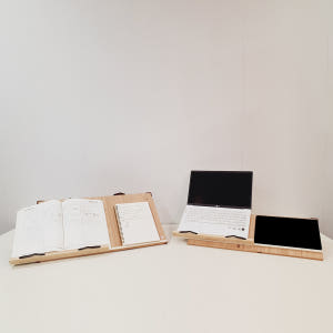 위즈 2단독서대 슬라이드 레일형 원목 책받침대 필기용 책거치대 북스탠드 ... 실사용 후기 | 효과 있을까? - 상품 이미지 4