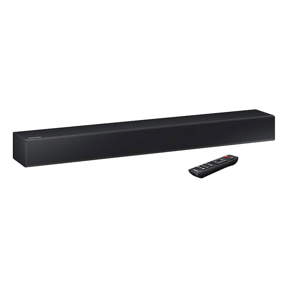 삼성 HW-N300 2채널 TV 메이트 사운드바, 블루투스 무선, 내장 USB 포트, 서라운드 사운드 확장, 우퍼가 있는 붐 베이스, 오디오 리모컨 - 상품 이미지