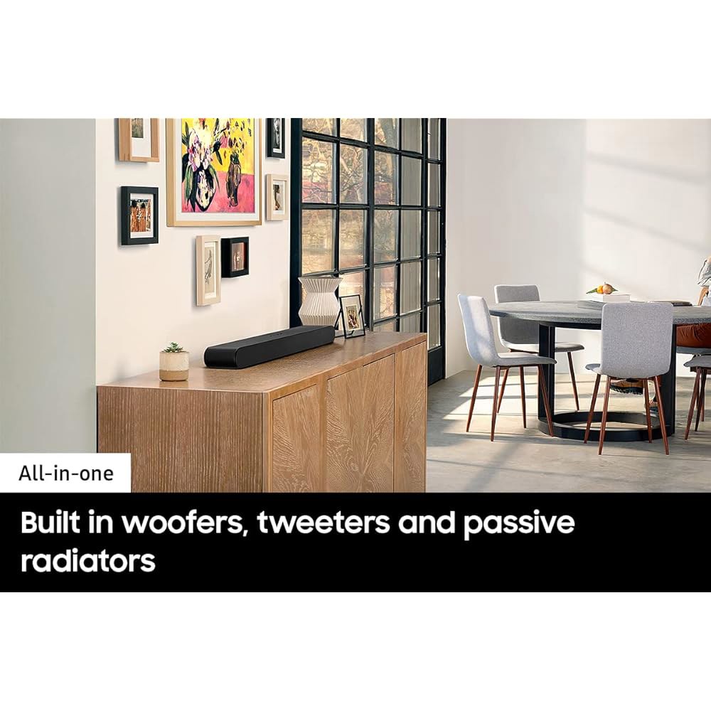 삼성 HW-S50B /ZA 3.0ch 올인원 사운드바 w / 돌비 5.1, DTS 버추얼 X, Q 심포니, 센터 스피커 내장, 어댑티브 사운드 라이트, 블루투스 멀티 커넥션, 20 - 상세 이미지 3