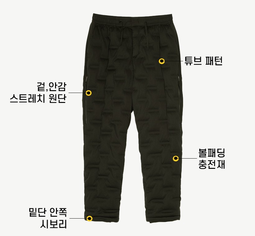 K2세이프티 오토바이배달바지 방풍 남자 겨울 라이더패딩바지 바이크 배달대행 동계 방한팬츠 이미지 8