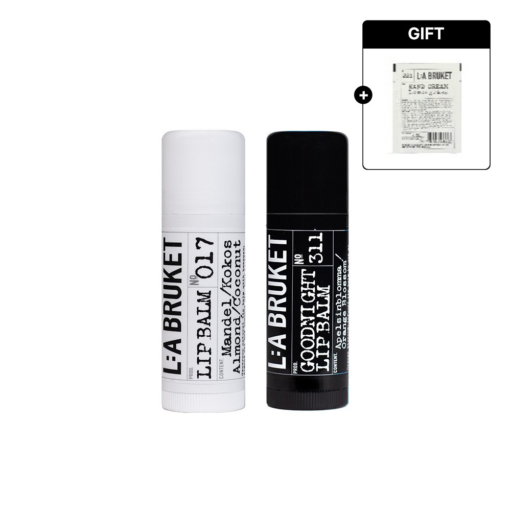 [슈퍼적립][라부르켓] 오리지널 & 굿나잇 립밤 듀오 14g x 2