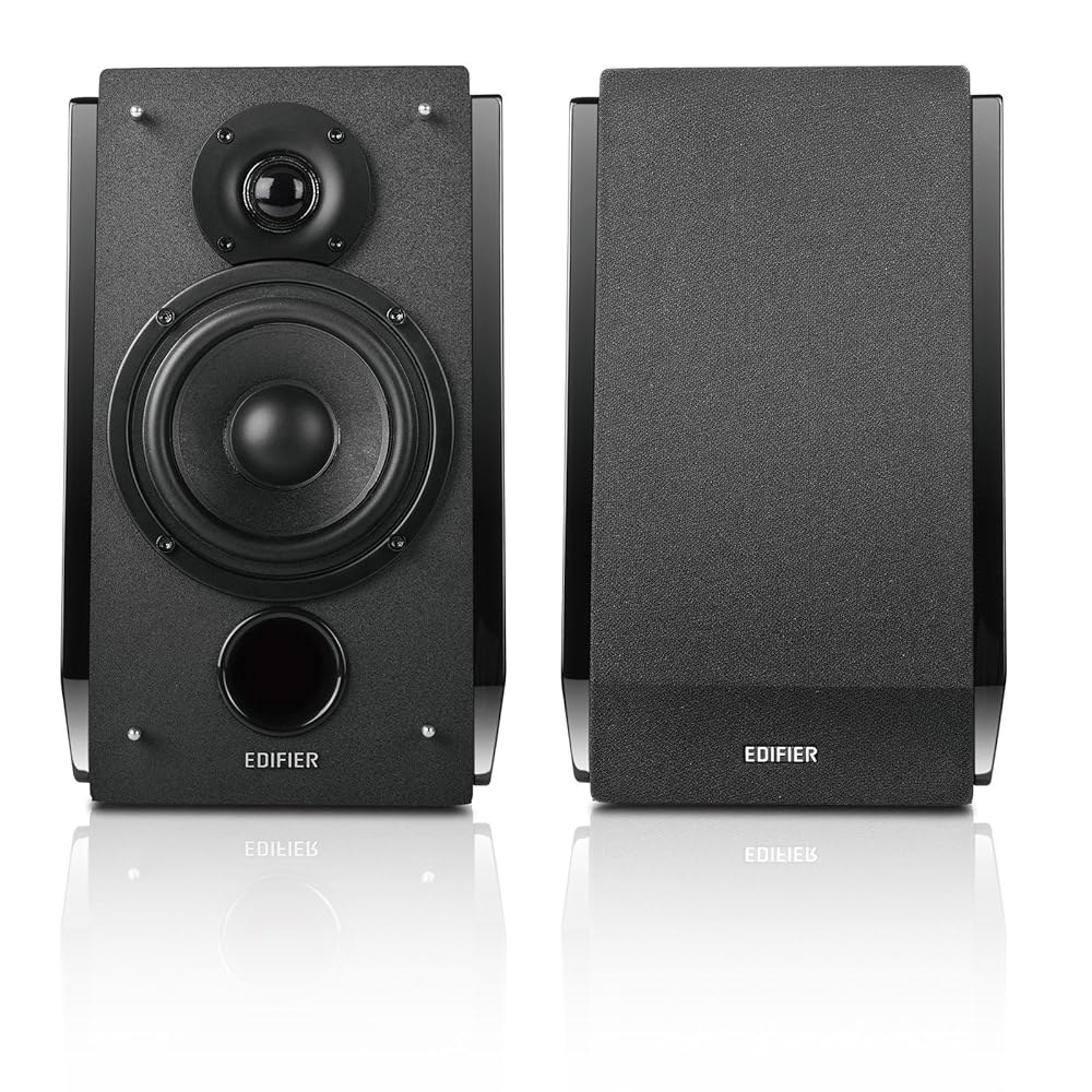 블루투스 및 광학 입력이 가능한 Edifier R1850DB 액티브 책장 스피커 - 2.0 스튜디오 모니터 서브우퍼 라인 아웃이 포함된 앰프 내장 - 상세 이미지 3