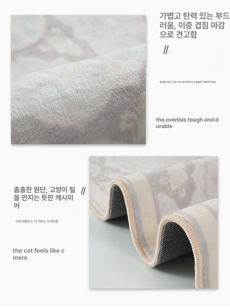 핑크 하트 욕실 발매트 욕실용 미끄럼방지 발판 핑크 하트 100 x 100cm 이미지 6