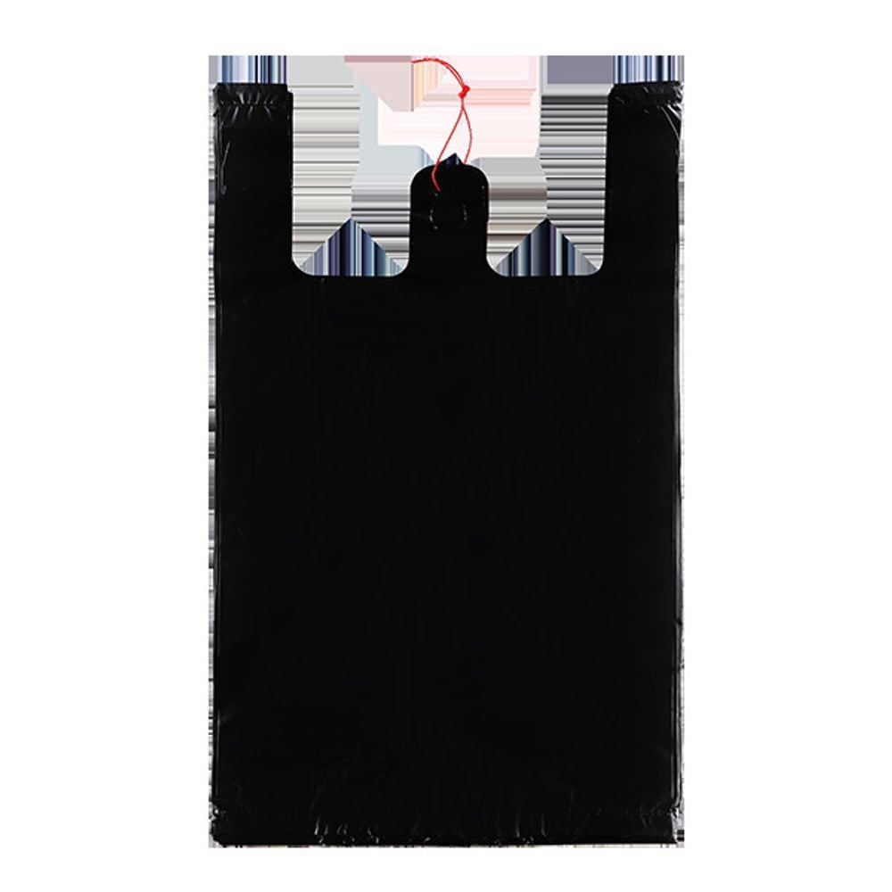 비닐봉투 (검정) 2호 24x40x9 (1팩 100장) - 상품 이미지