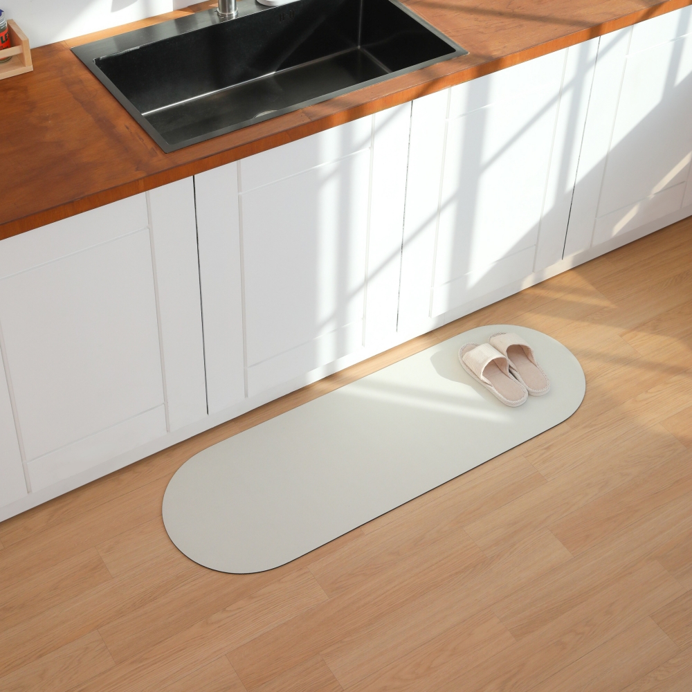 보니츠 규조토 발매트 욕실 주방매트 현관 싱크대 화장실 빨아쓰는라운드M