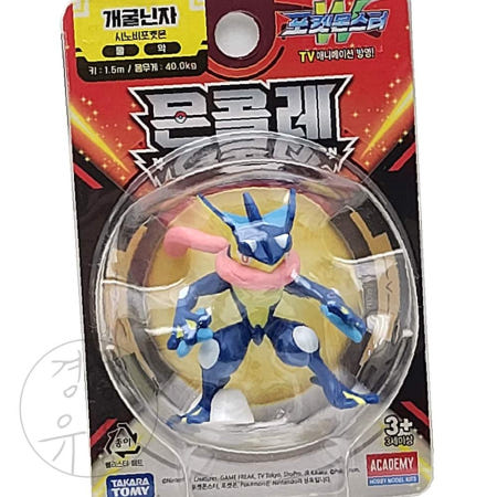 [TAKARATOMY]경성 포켓몬피규어 미니 개굴닌자 애니피규어 벽장식소품