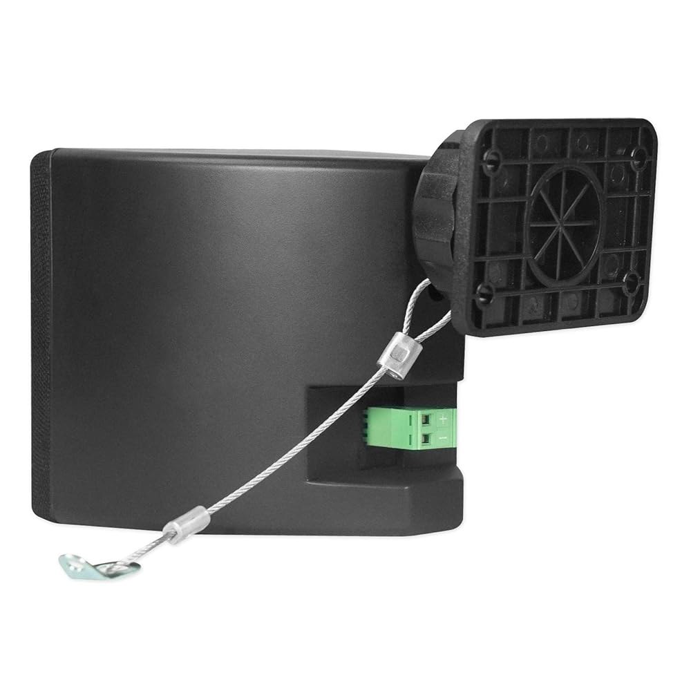 록빌 페어 큐브 블랙 30W RMS 3.5인치 홈 시어터 월 스피커, 8옴, 360도 회전 브래킷, 트루 양방향 오디오, 컴팩트한 디자인, 및 서라운드 사운드용 Black - 상세 이미지 3