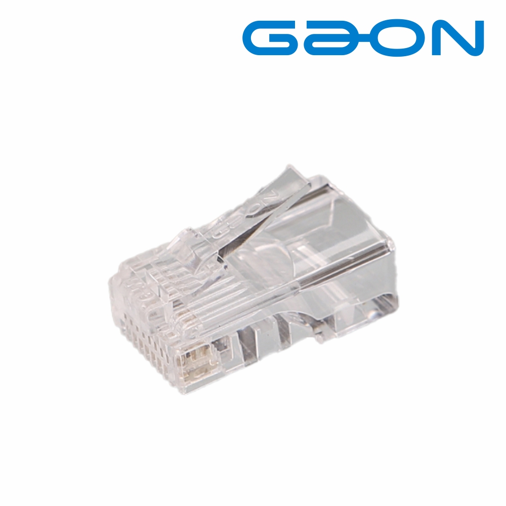 가온전선 UTP CAT.5E 8핀 J1881 RJ45 랜선 모듈러잭 커넥터 1000개 - 상품 이미지