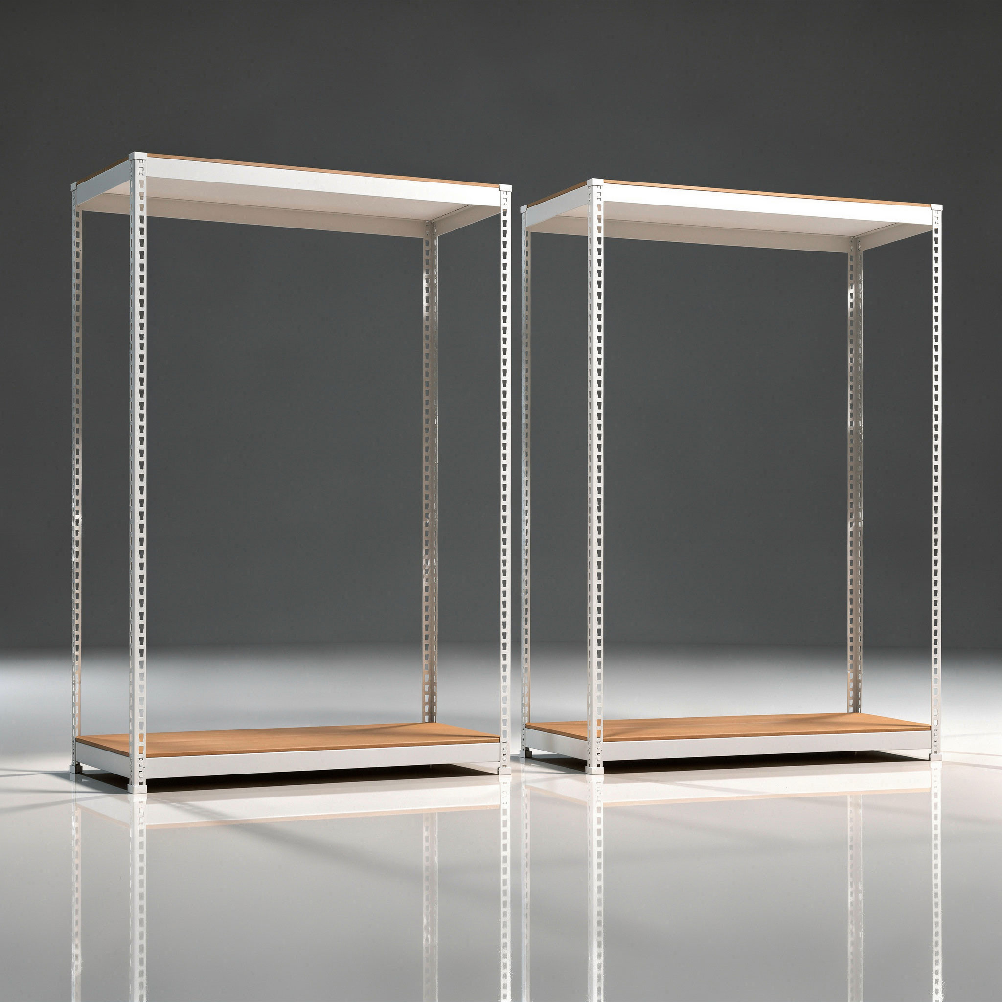 스피드랙 2T 철제선반 중량랙 조립식앵글 창고 베란다 렉 6003001200 2단