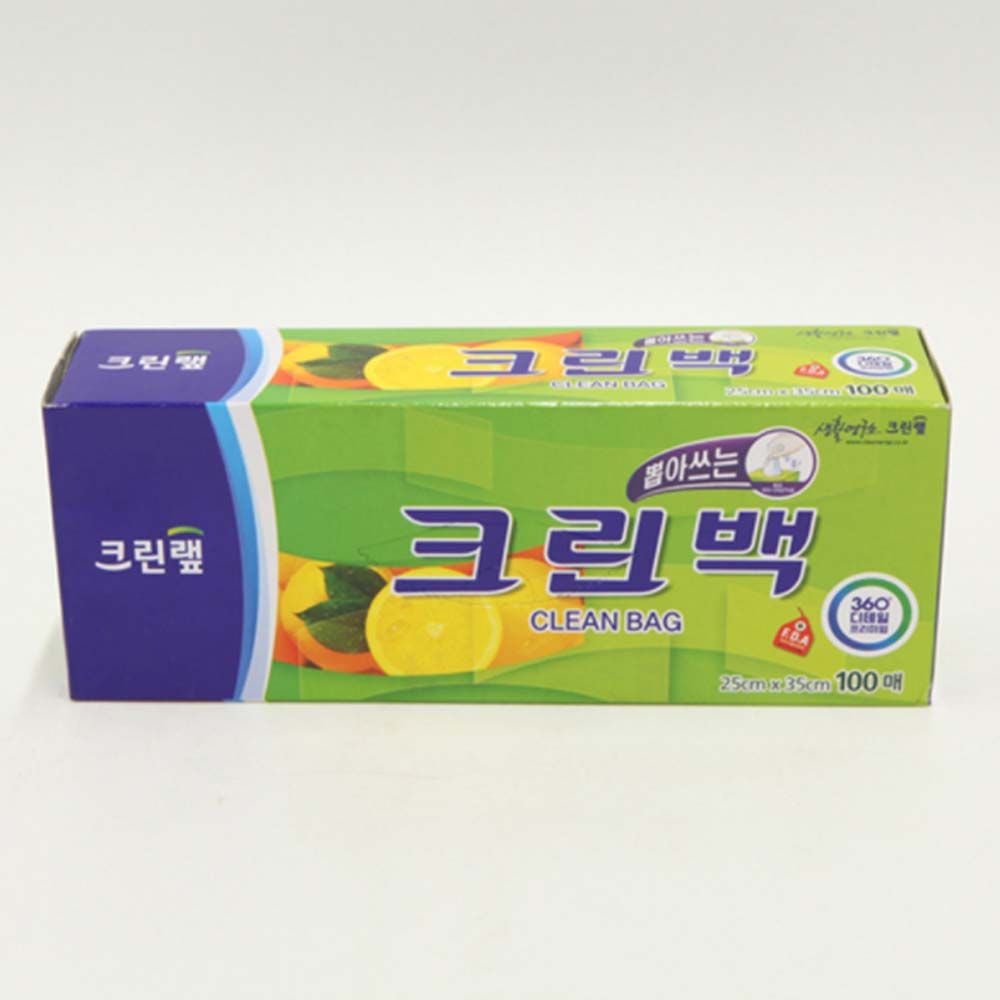 비닐 크린백 25cm X 35cm 중 100매 - 상품 이미지