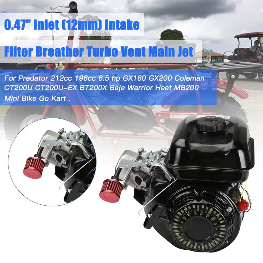 프레데터 212cc 224cc 196cc 6.5마력 엔진 콜먼 미니바이크 CT200U-EX BT200X 바하 워리어 MB200 축 M200 GX200 미니 바이크 파워스포츠 부품을 - 상세 이미지 2