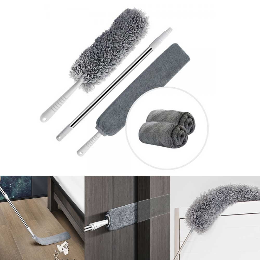 바닥 틈새 먼지 제거 높은곳 손안닿는곳 청소포 밀대 틈새청소스틱2종 - 상품 이미지