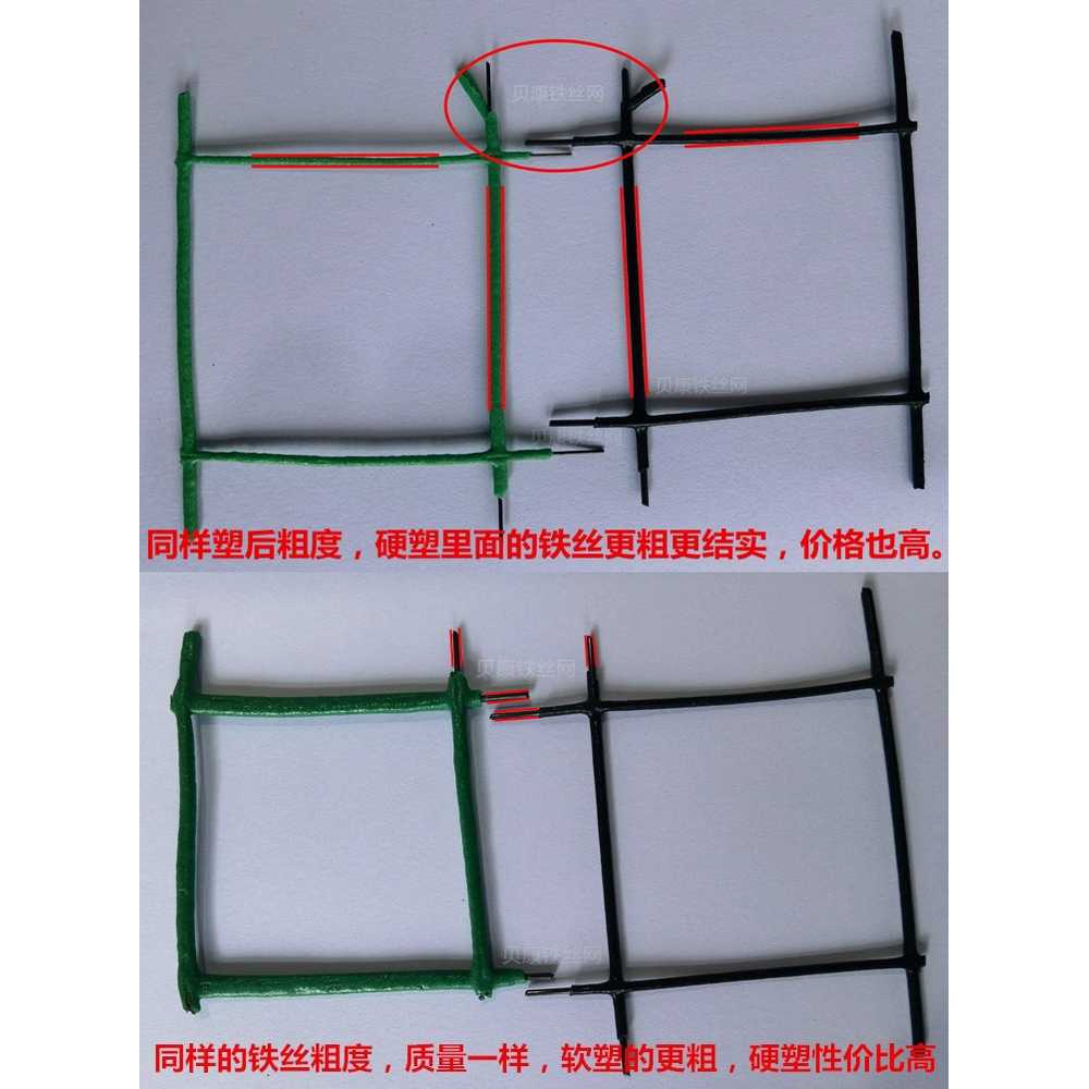 철조망 펜스 철망울타리 작업장 철사 경계망 담장 1.2x30m 2.8mm / 6cm 구멍 - 상세 이미지 4